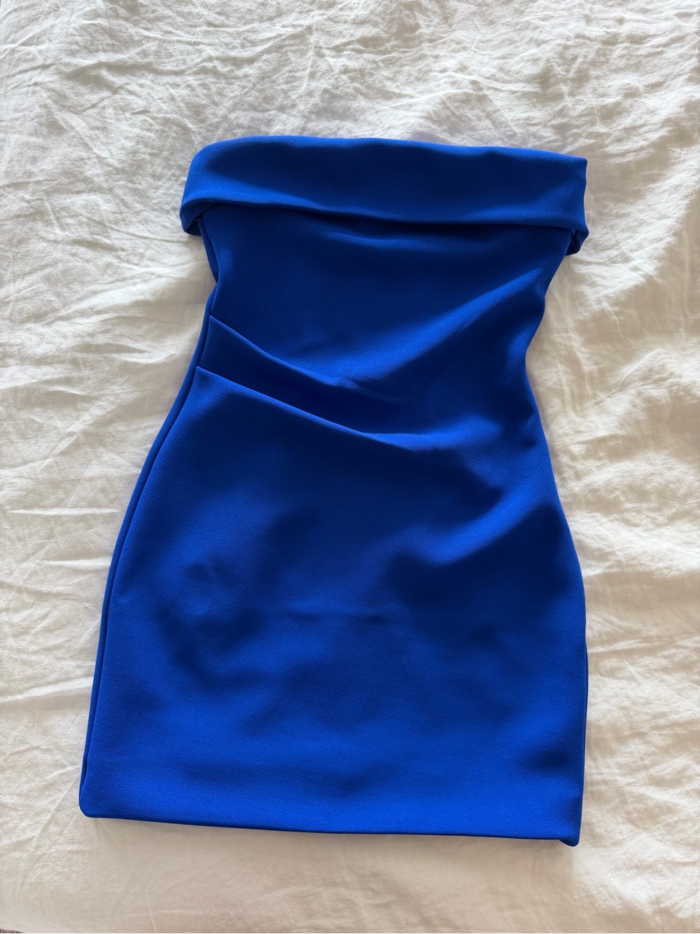 Babaton cobalt blue mini dress